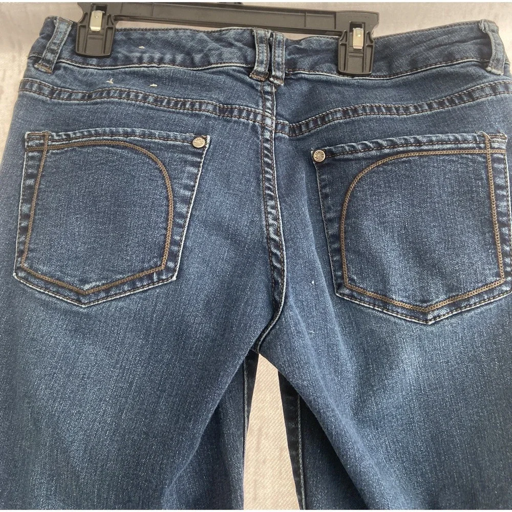 The Limited 678 Denim Jeans Dark Blue 5-Pocket Straight Low‎ Rise Women's Sz 4